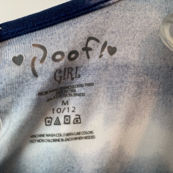 Poof Girls tie dye romper - Picture 3 of 3